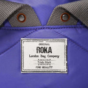 Roka Bantry B Small Sustainable Nylon Backpack - Peri Purple