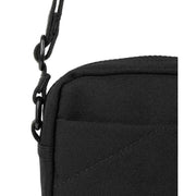 Roka Bond All Black Recycled Canvas Crossbody Bag - Ash Black