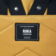 Roka Canfield B Medium Black Label Recycled Nylon Backpack - Corn Yellow