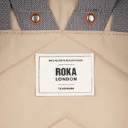 Roka Canfield B Medium Recycled Nylon Backpack - Sand Beige