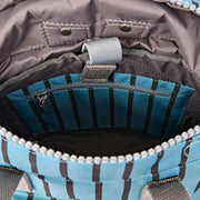 Roka Canfield B Liten Återvunnen Canvas Ryggsäck - Blue Stripe