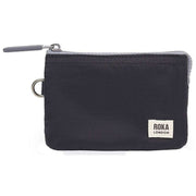 Roka Carnaby Small Recycled Nylon Ripstop Wallet - Black