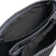 Roka Carnaby Small Recycled Nylon Ripstop Wallet - Black