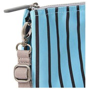 Roka Carnaby XL Recycled Canvas Crossbody Bag - Blue Stripe
