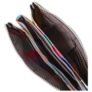 Roka Carnaby XL Återvunnen Canvas Crossbody-väska - Wide Stripe Multi-colour