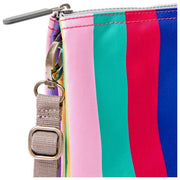 Roka Carnaby XL Återvunnen Canvas Crossbody-väska - Wide Stripe Multi-colour