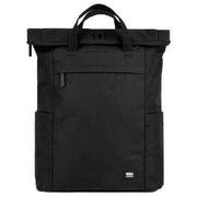 Roka Finchley A All Black Large Recycled Canvas Backpack - Ash Black