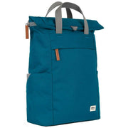 Roka Finchley A Medium Recycled Canvas Backpack - Sapphire Blue