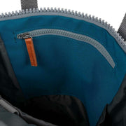 Roka Finchley A Medium Recycled Canvas Backpack - Sapphire Blue
