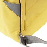 Roka Finchley A Small Recycled Canvas Backpack - Lemonade Yellow