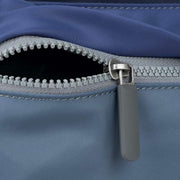 Roka Kennington B Medium Indigo Tonal Recycled Canvas Crossbody Bag - Indigo Purple