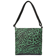 Roka Kennington B Medium Recycled Canvas Crossbody Bag - Kronärtskocka Grön