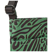 Roka Kennington B Medium Recycled Canvas Crossbody Bag - Kronärtskocka Grön