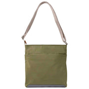 Roka Kennington B Medium Recycled Nylon Crossbody Bag - Gräslöksgrön