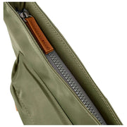 Roka Kennington B Medium Recycled Nylon Crossbody Bag - Gräslöksgrön