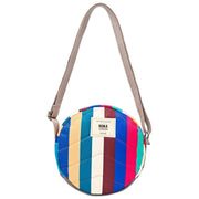 Roka Paddington B Recycled Canvas Crossbody-väska - Wide Stripe Multi-colour