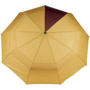 Roka Waterloo Recycled Nylon Umbrella - Corn Yellow/Plum Purple