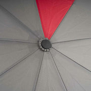 Roka Waterloo Recycled Nylon Umbrella - Graphite Grey/Cranberry Red