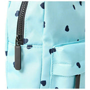 Roka Willesden B Large Crossbody-väska i återvunnen canvas - Blå/Blå hjärtan