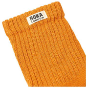 Roka Windsor Solid Crew Socks - Burnt Orange