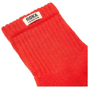 Roka Windsor Solid Crew Socks - Tranbärsröd