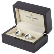 Simon Carter 40th Anniversary Scooter Manschettknappar - Silver/Svart