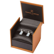 Simon Carter Golfbag Manschettknappar - Silver/Vit