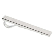 Simon Carter Micro Dot Tie Slide - Silver