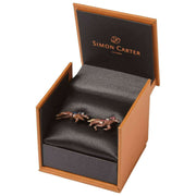 Simon Carter Race Horse Manschettknappar - Brun/Silver