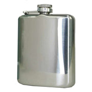 Sophos 6oz Stainless Steel Hip Flask - Silver