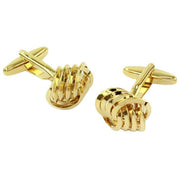 Sophos 8 Linked Loops Cufflinks - Light Gold