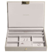 Staplare klassiskt set med 4 smyckeskrin - Taupe Beige