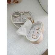 Stackers Heart Travel Smyckeskrin - Blush Raffia