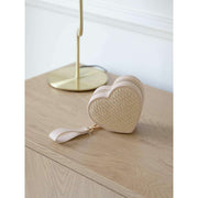 Stackers Heart Travel Smyckeskrin - Blush Raffia