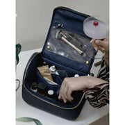 Stackers Large Cosmetic Case - Marinblå