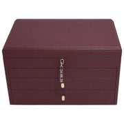 Stackers Stor lyxsmyckeskrin - Burgundy