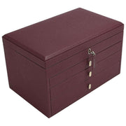 Stackers Stor lyxsmyckeskrin - Burgundy