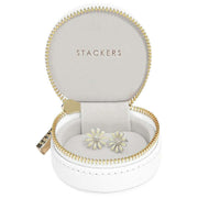 Stackers Oyster Travel Smyckeskrin - White Pebble