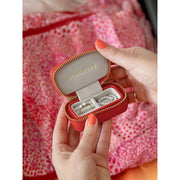 Stackers Petite Zipped Travel Smyckeskrin - Röd