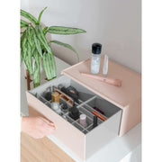 Stackers Supersize Deep Drawer Makeup Organizer - Blush/Guld
