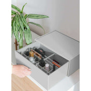 Stackers Supersize Deep Drawer Makeup Organizer - Pebble Grey