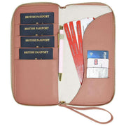 Stackers Wave Family Passport Holder - Desert Orange