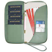Stackers Wave Family Passport Holder - Seafoam Green