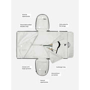 Stackers Weekend Garment Bag - Svart Saffiano
