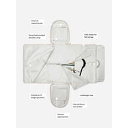 Stackers Weekend Garment Bag - Blush/Guld