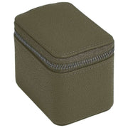 Stackers Zipped Mini Travel Watch Box - Olivgrön
