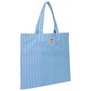 Superdry & Co Oxford Stripe Tygväska - Broker Blue Stripe