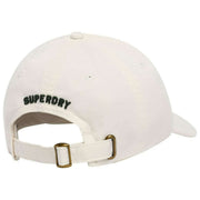 Superdry & Co SD broderad basebollkeps - mjuk vit