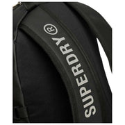 Superdry & Co Tarp broderad ryggsäck - svart/khakigrön