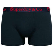 Superdry & Co Triple Pack Trunks - Marinblå/Blå/Röd